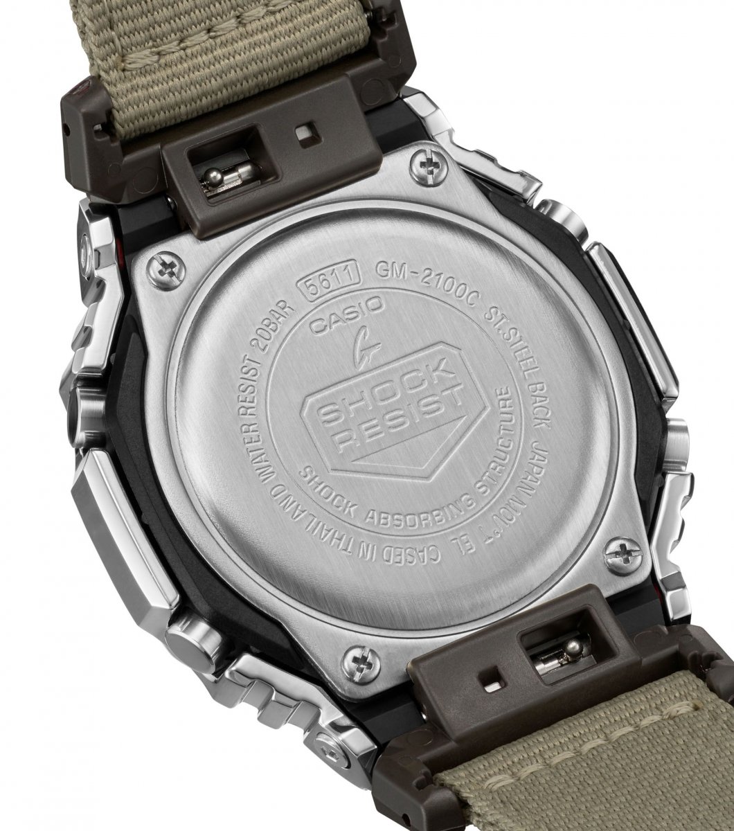 G-Shock Classic Style GM-2100C-5AER Utility Metal watch