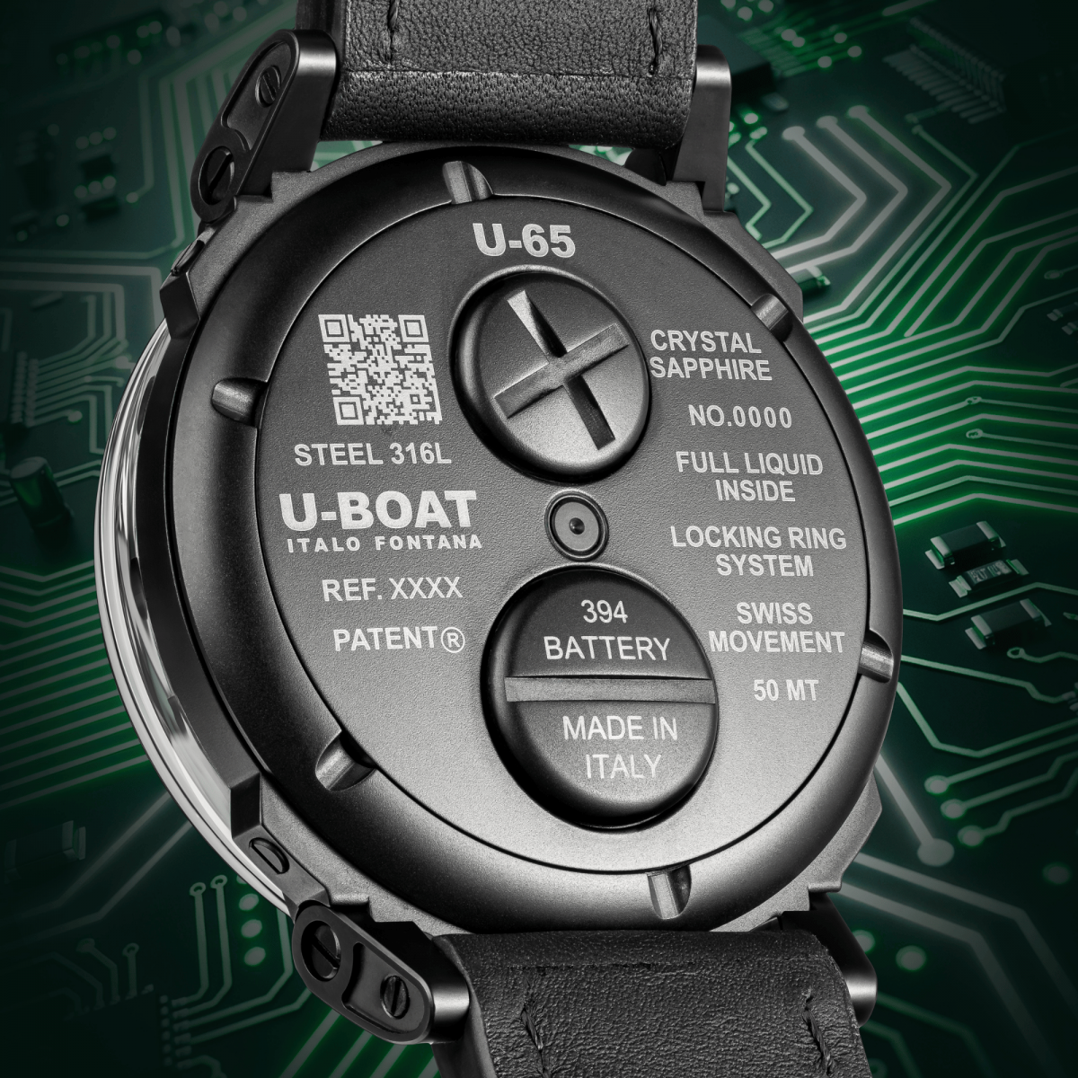 U-Boat U-65 Tek PVD horloge 3365