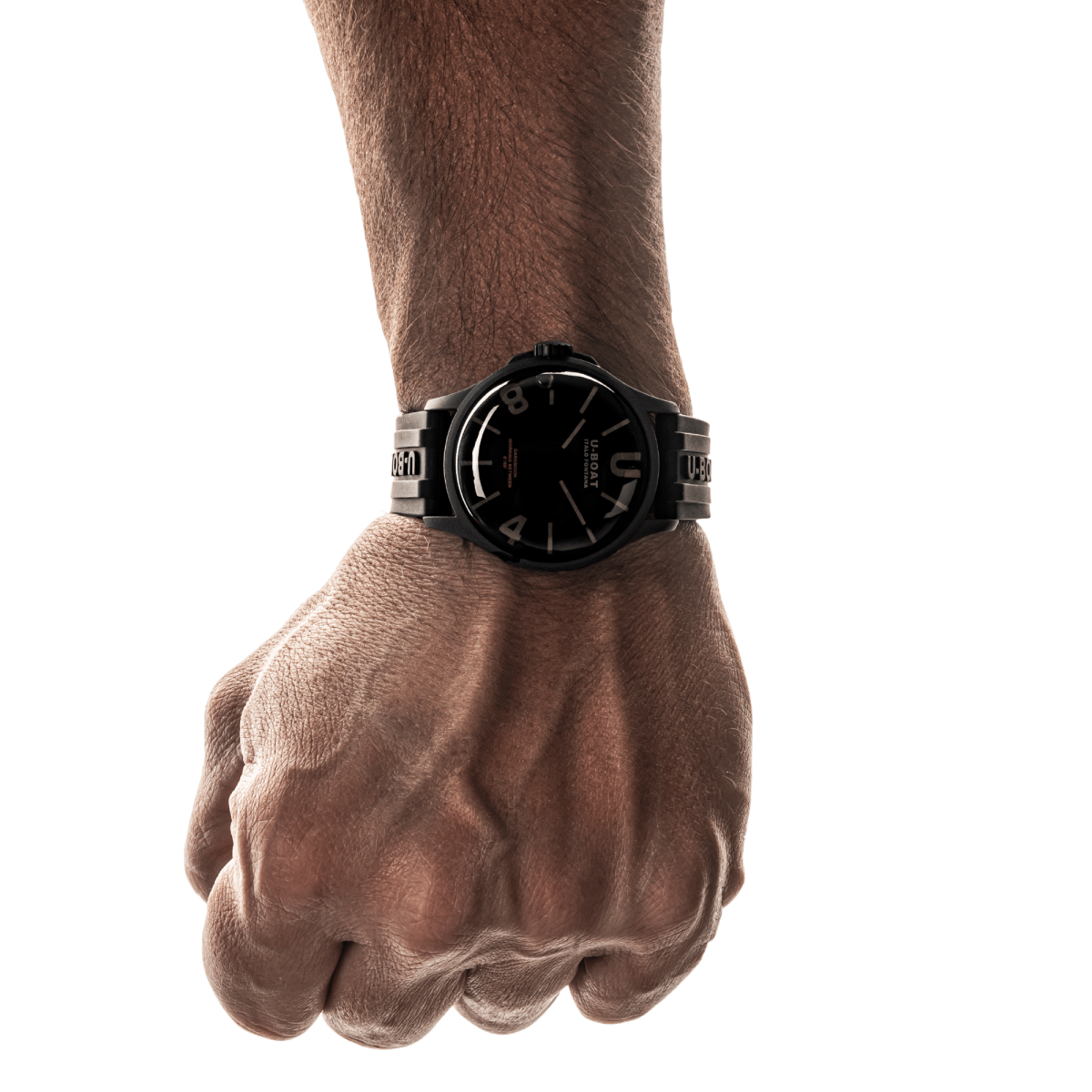 U-Boat Darkmoon 40 MM BK Grey Curved Camouflage Horloge 9551