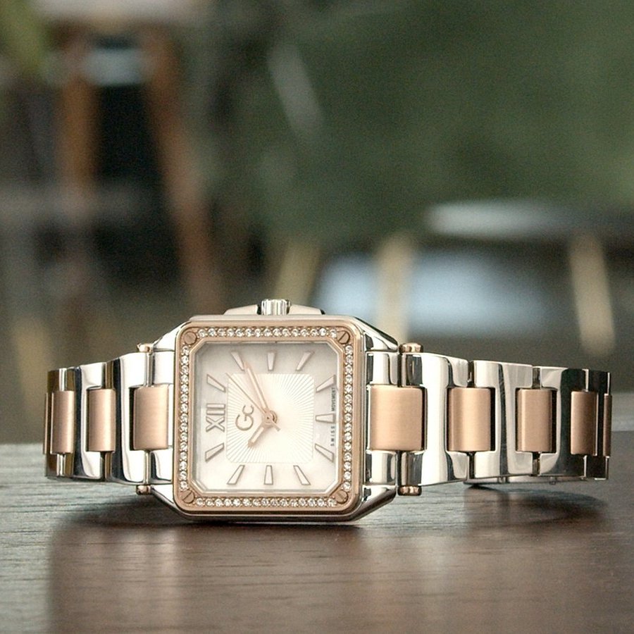 City Diamonds Gc Watches Couture Square Horloge Y85002L1MF