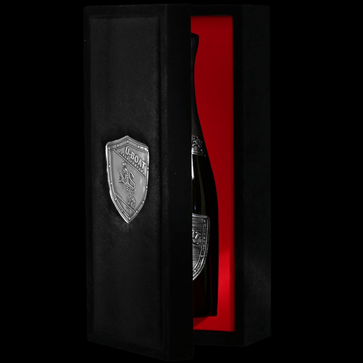 U-Boat Sparkling Wine bottle in Velvet Case
