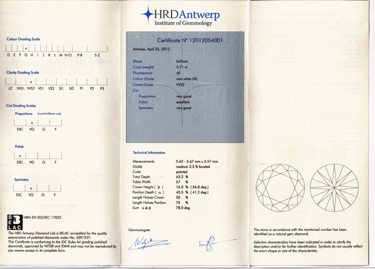 0.71 crt. - G - VVS2