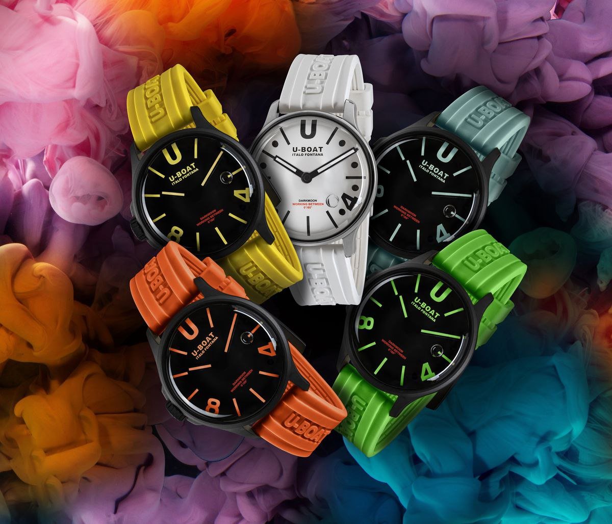 U-Boat Darkmoon 44MM BK Orange PVD horloge 9538