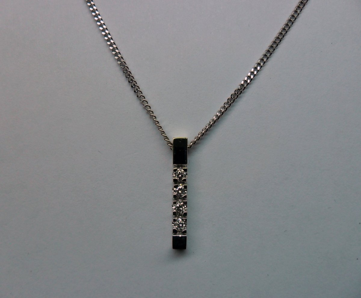 Alliance Staafhanger Smal Witgoud 4st.