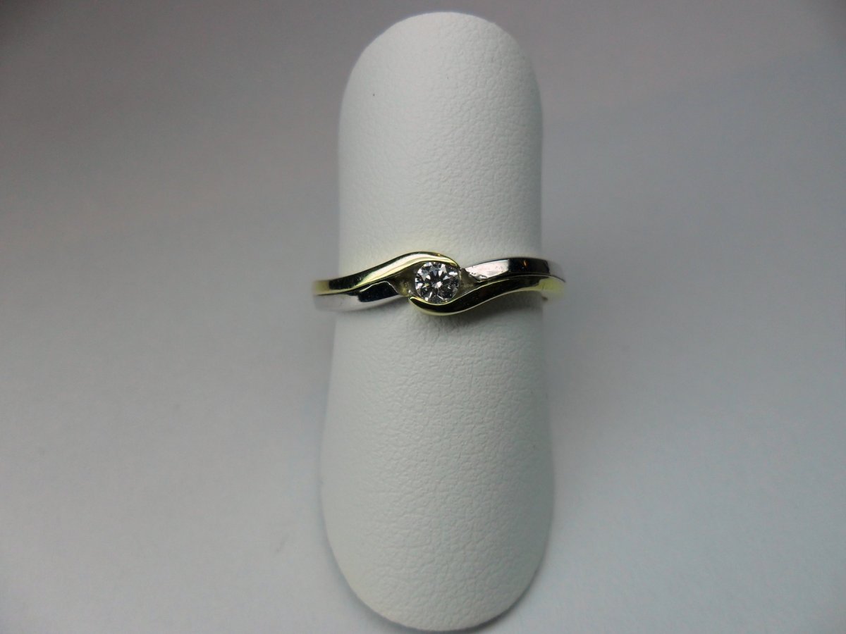 Rivoli ring bi-color