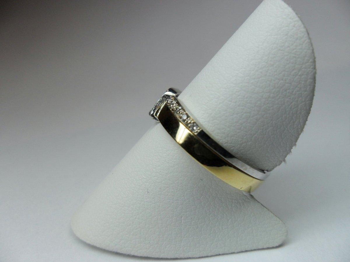 2Gether Ring Pavé Small Bicolor