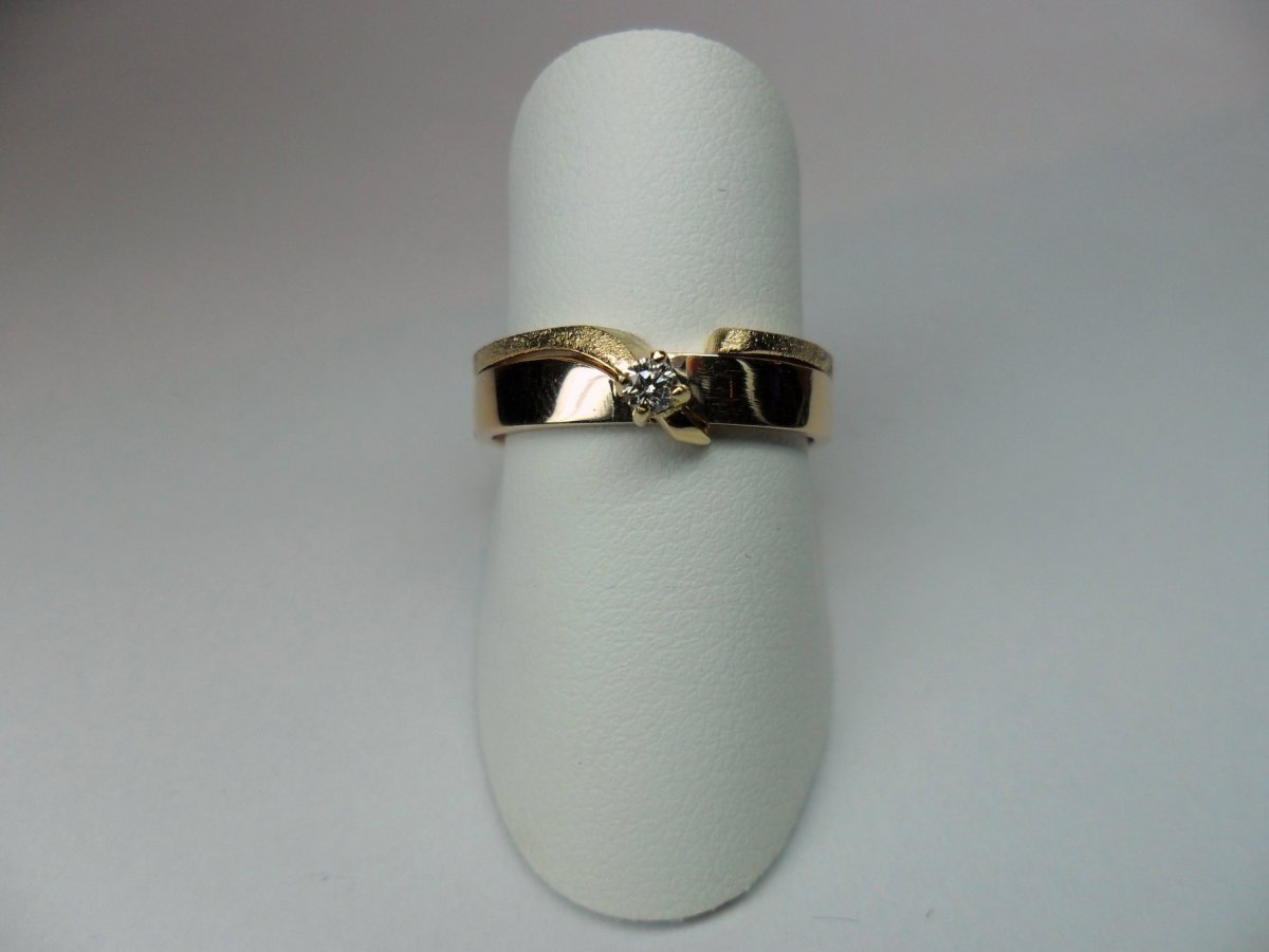 2Gether Solitair Ring Rosé Goud