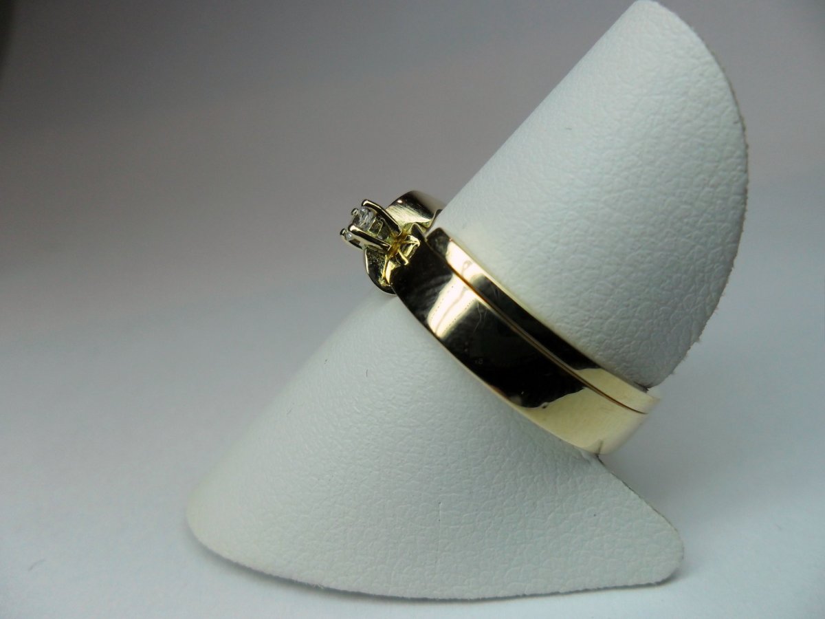 2Gether Solitair Ring Geelgoud