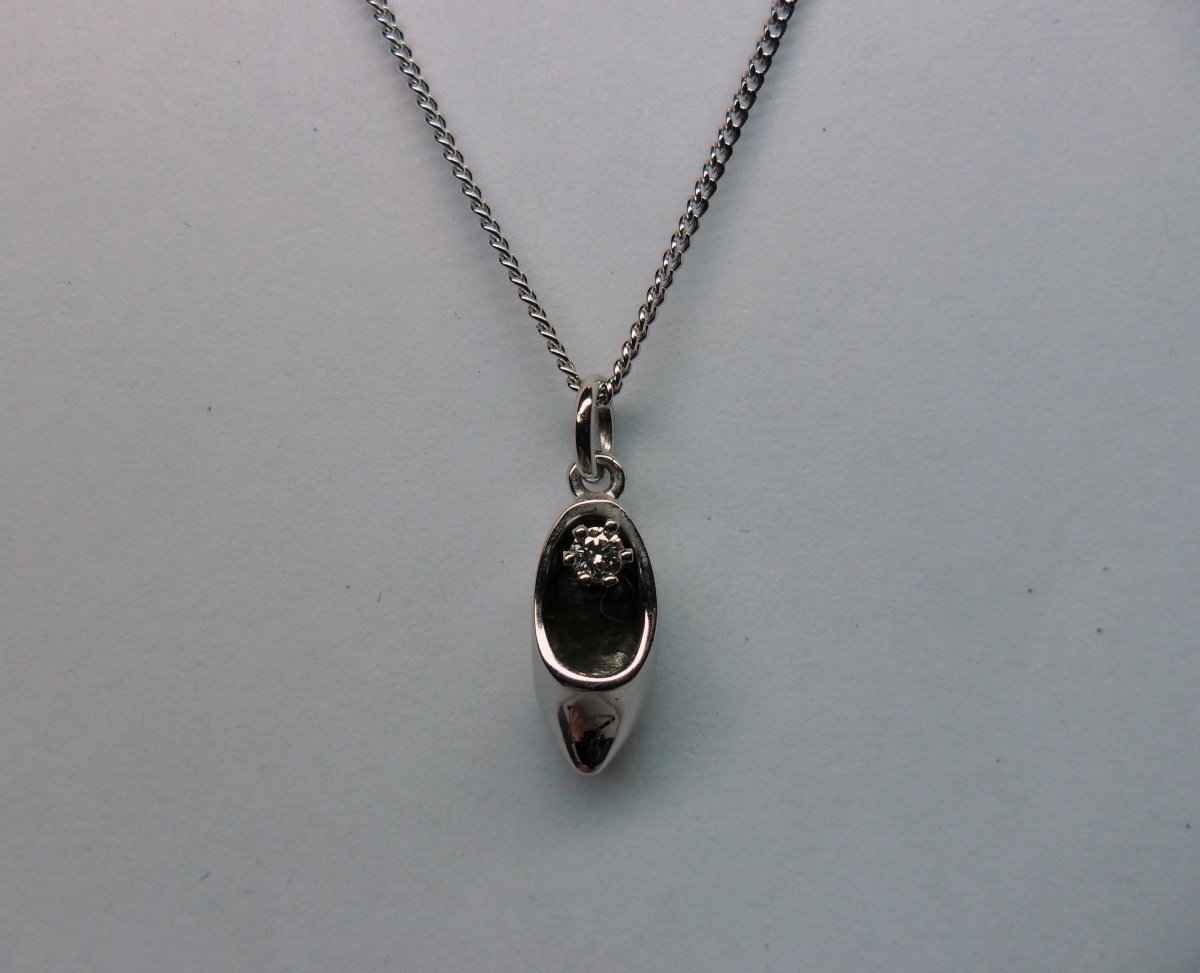 Klomp Hanger Smal Witgoud 