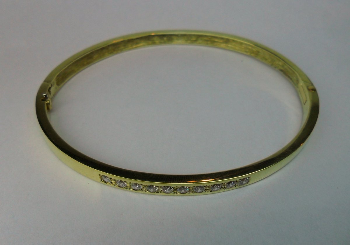 Geelgouden Spang Armband