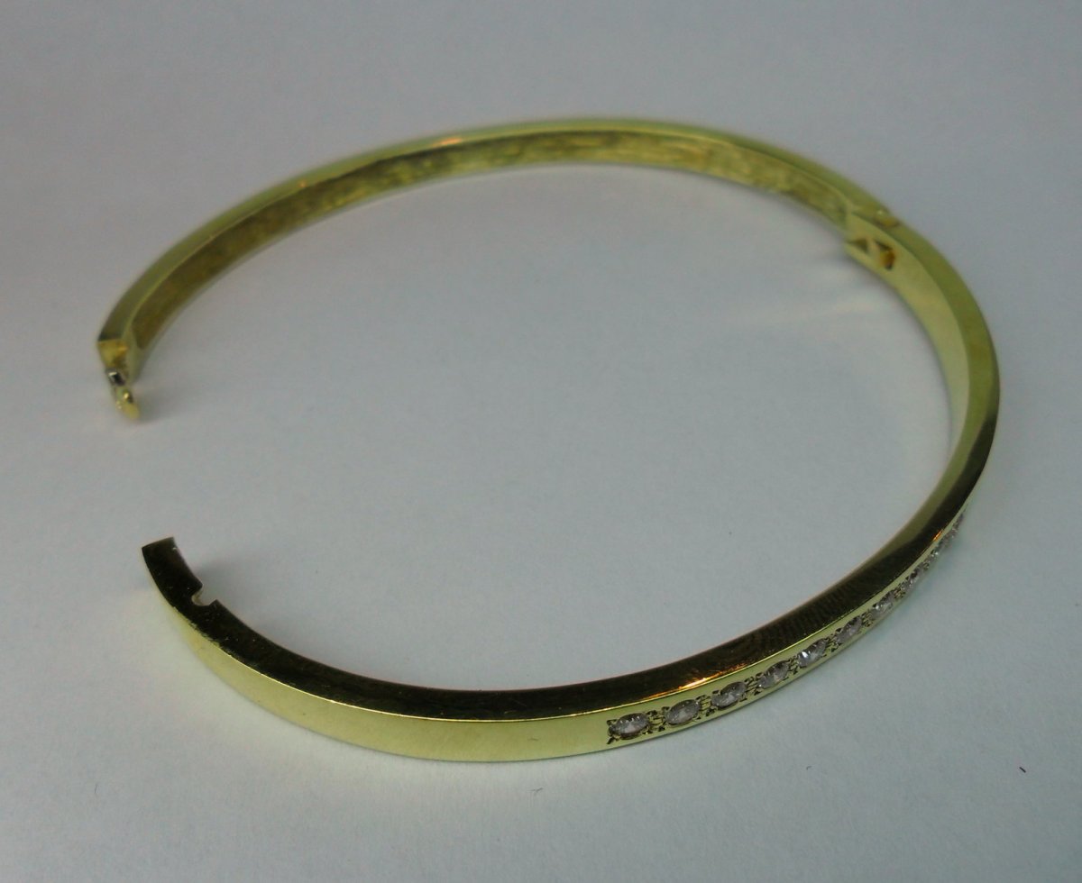 Geelgouden Spang Armband