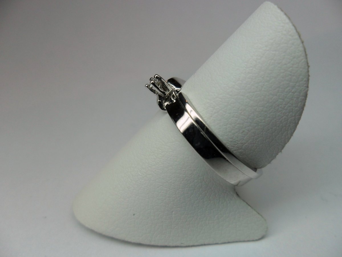 2Gether Solitair Ring Smal Witgoud