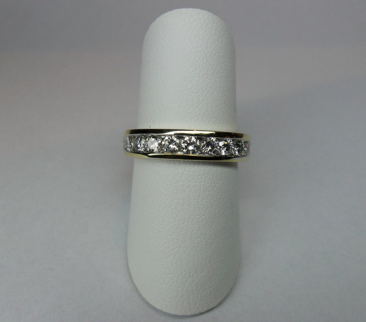 Rail Ring Geelgoud 0.75 crt.