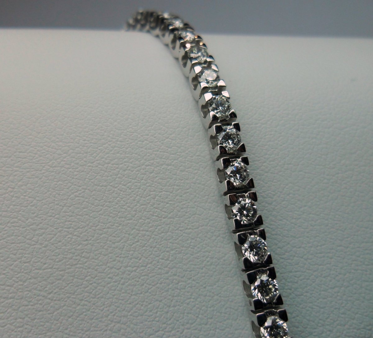 Witgouden Tennis Armband Zwaar