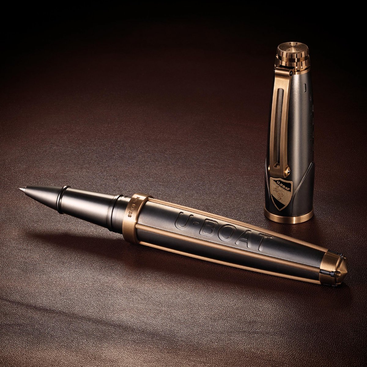 U-Boat Titanium Bronze Heraldic Shield 8097